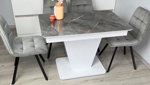 Стіл кухонний розкладний Джем Slide / Слайд 120-160 см 24