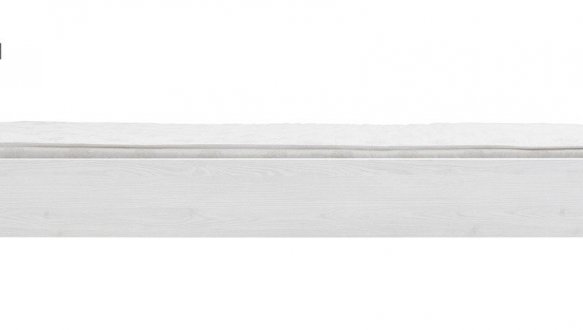 Ліжко односпальне ВМК-Україна LOZ/90 Паріс ДСП біле без вкладу 4