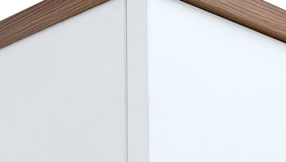 Шкаф SZF2D BRW Poland Heda 2 дверный белый 85 см 4