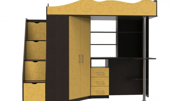  Ліжко горище дитяче Art in Head Binky ДС37А 10