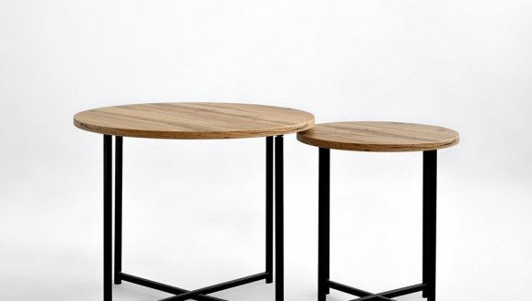 Набор столиков Модерн S+M дуб 2