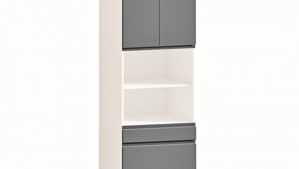 Шкаф П60.214.2Д3Я под духовку или микроволновку Альфа-ручка