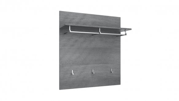 Вешалка Сокме Флорес Сосна фигурная / Белый глянец