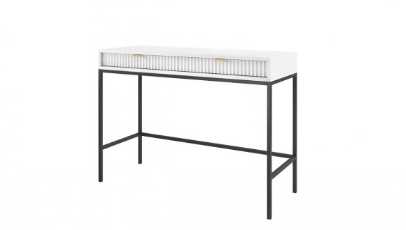 Стол туалетный Белый/Черные ножки T104 Nova 0