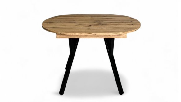 Стіл овальний розкладний Elips Slide / Еліпс слайд MebliRoMax 110 ЛДСП 18 мм