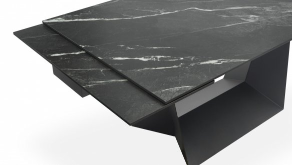 Стол Edmund (160-240 см) Marquina Black Matt 9