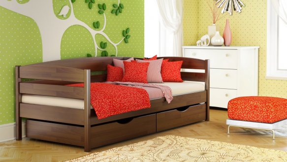 Кровать детская Щит бука Эстелла Нота Плюс