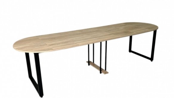 Стіл розкладний трансформер MebliRoMax Long Round / Лонг Раунд 90-290 см 12