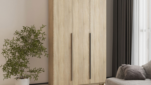 Шафа Mebelstar Оскар трьохдверна Дуб сонома 120 см