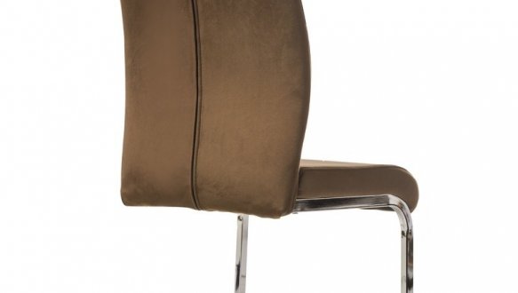 Стул S-118 коричневый велюр 2