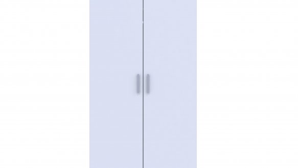Шкаф для одежды Дорос Кен Артизан/белый Двухдверная 90 см