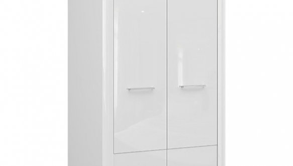 ШафаBRW Poland SZF2D Horton 2 дверна білий 107 см 1