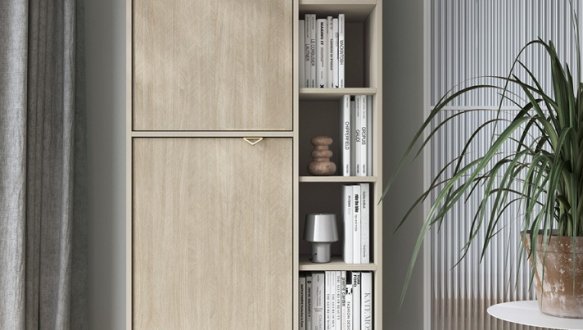 Стеллаж беж песочный/пихта сканди Forest RG80