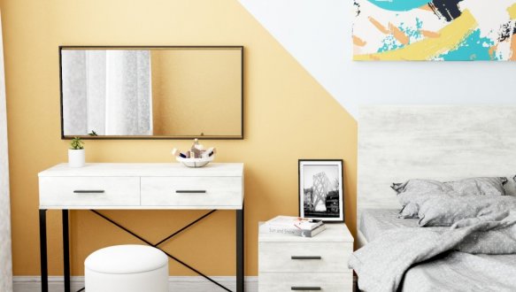 Тумба прикроватная с двумя ящиками Art in Head Ascet / Аскет 12