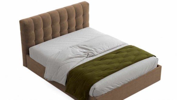 Кровать мягкая Виорина деко Tiramisu / Тирамису без подьемного механизма 21