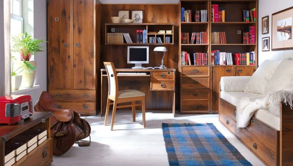 Модульная детская Montana/Монтана ВМК-Украина Дуб Шаттер 2