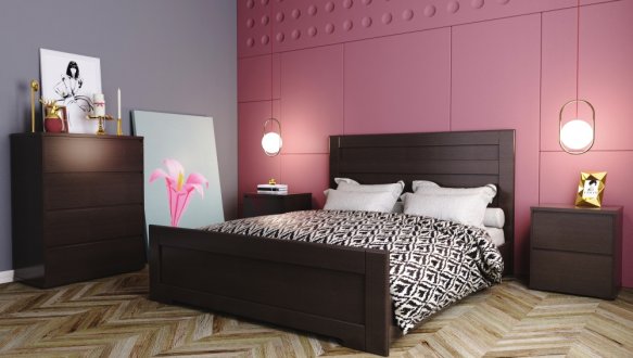 Двоспальне ліжко Art in Head Light / Лайт 160 см 2