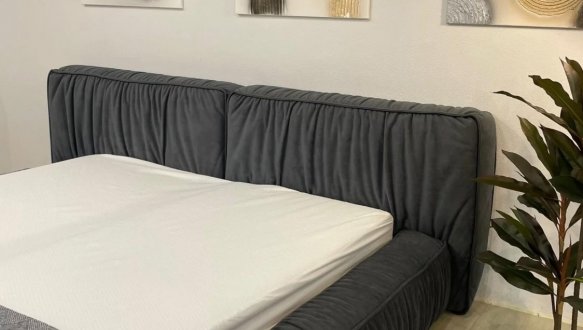 Ліжко м'яке двоспальне Шик Галичина Ресофт 4