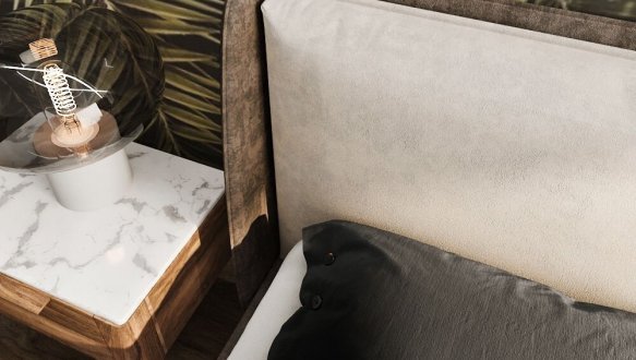 Ліжко м'яке двоспальне Woodsoft Atlanta / Атланта з підйомним механізмом та нішею для білизни 2