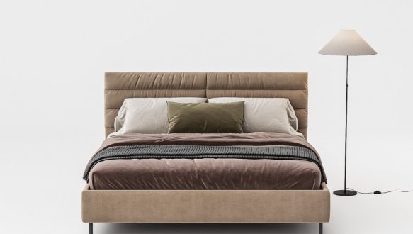 Ліжко м'яке двоспальне Woodsoft Narni / Нарні з підйомним механізмом та нішею для білизни 2