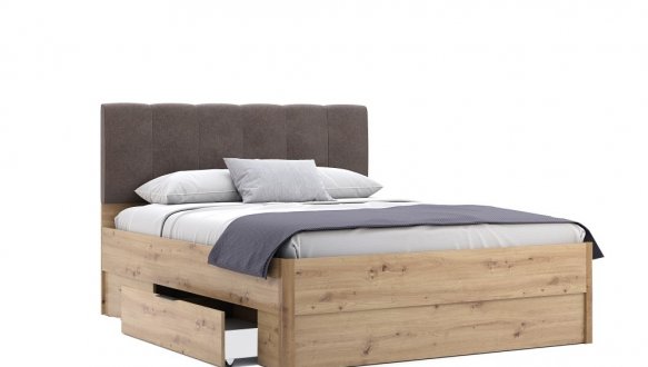 Кровать 1.6х2.0 Мягкая спинка с ящиками без каркаса Тедди 0