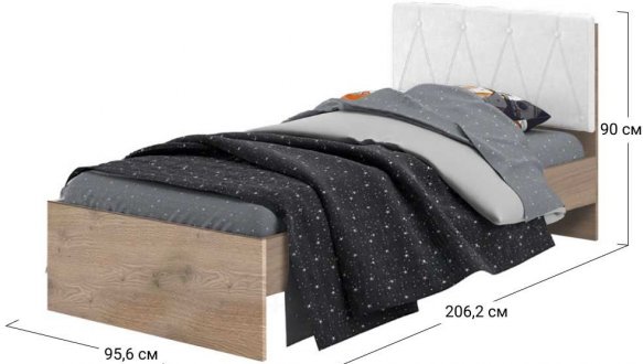 Ліжко 1сп. Тоні без вкладу 0