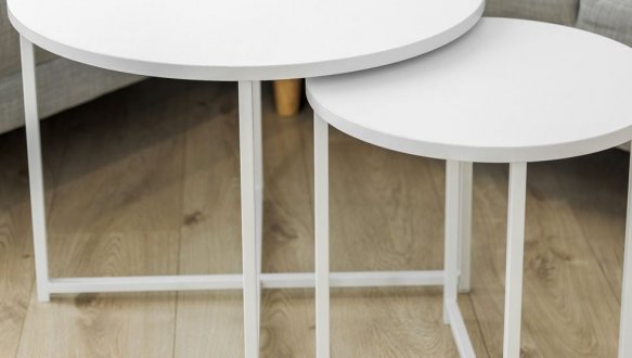Набор столиков Модерн S+M белый 3