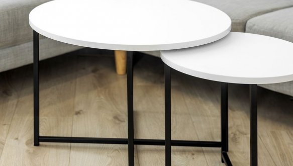 Набір столиків Модерн S+M білий 2