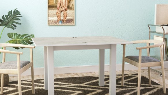 Стол-трансформер Dinner Ателье светлый/Белый