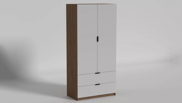 Шафа для одягу Matroluxe Junior / Джуніор 2 дверна з 2 шухлядами 100 см