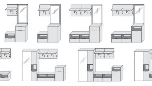 Модульная прихожая Арте 4