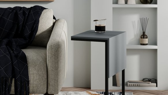 Стол-трасформер Just Fiji Графит/Чёрный