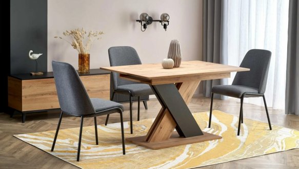 Стол Xarelto дуб вотан/черный 0