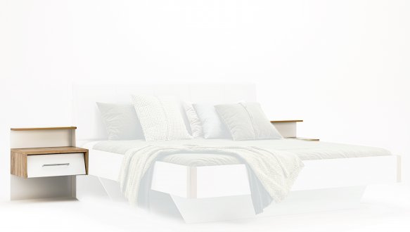 Прикроватные тумбы подвесные 2шт. Ники