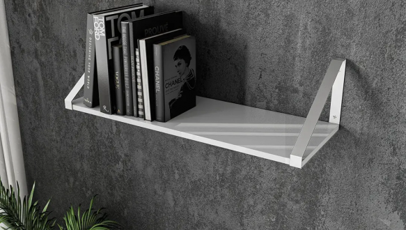 Полиця настінна білий XT21