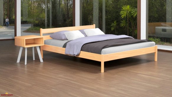 Ліжко двоспальне дерев'яне Естелла Нота Бене 160 см Масив бука 10