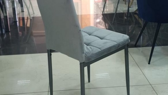 Стул N-66-2 серый велюр 3