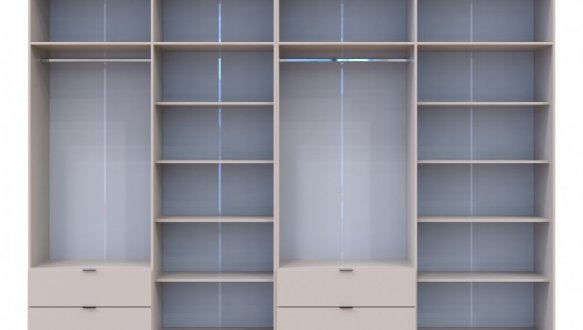 Шкаф для одежды Дорос Лукас кашемир 8 дверный 340 см 2