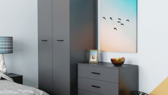 Комод на 3 ящика 800 Art in Head Ascet / Аскет 4