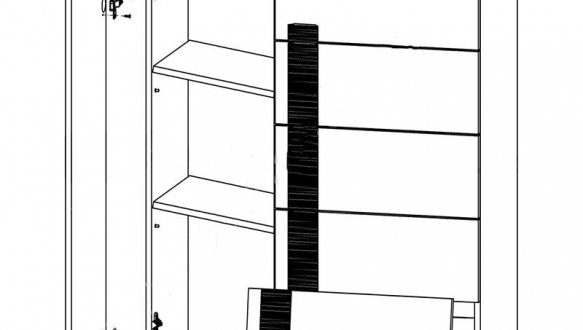 Комод KOM1D5S Доменика 2