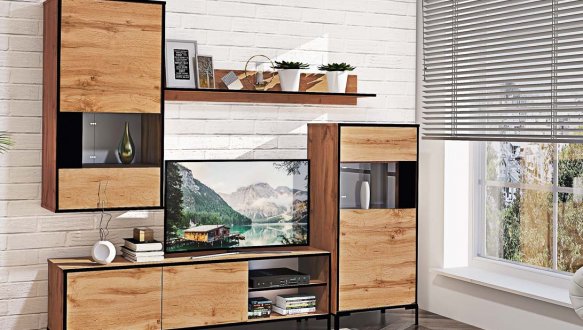 Модульная гостиная МС-4329 Лофт