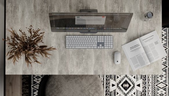 Письменный столArt in Head Brevity Loft Standart/Бревити Лофт Стандарт Ателье светлый/Белый металл 0