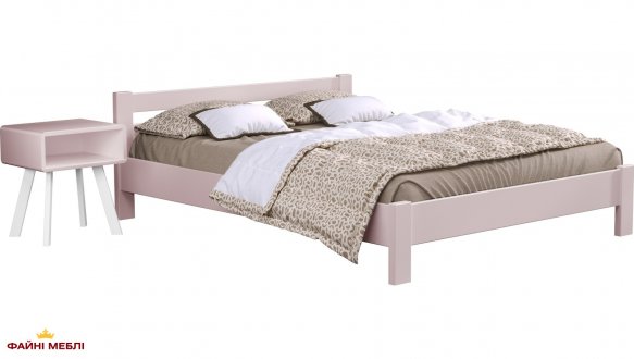 Ліжко дерев'яне Естелла Рената / Серія Тесса Щит / Масив Бук 6