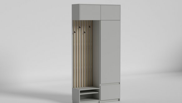 Прихожая Спейс №2 Matroluxe с вешалкой и шкафом