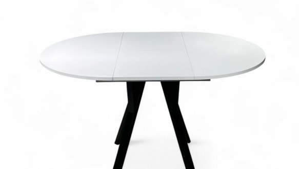 Стіл круглий розкладний Lite Slide / Лайт слайд MebliRoMax D1100 ЛДСП 18 мм 7