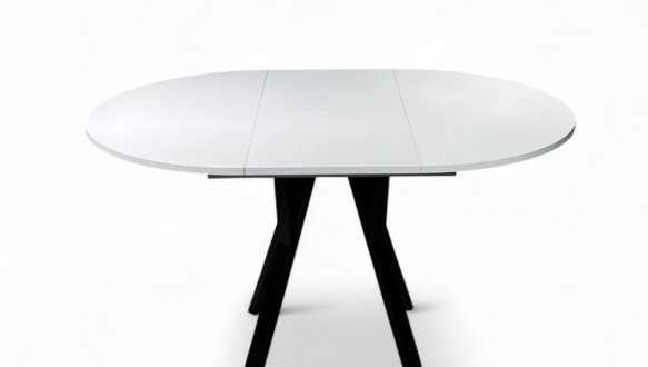 Стіл круглий розкладний Lite Slide / Лайт слайд MebliRoMax D900 ЛДСП 18 мм 8