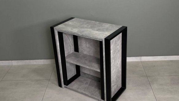 Стіл трансформер LOFT Дуб Сонома / Чорний мат MebliRoMax 18