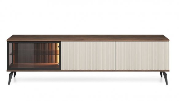 Тумба під ТВ Vici/Вічі RTV180 Горіх/Кашемір Perfect Home Ширина 180 см 0