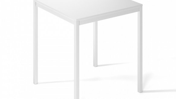 Обеденный стол Brevity Loft mini Белый бриллиант/Белый металл 2