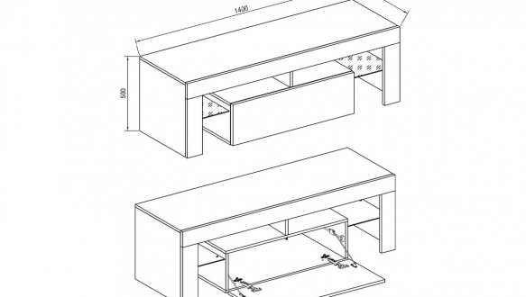 Тумба ТВ Моника 1